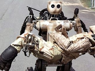 Robot Saving Soldier